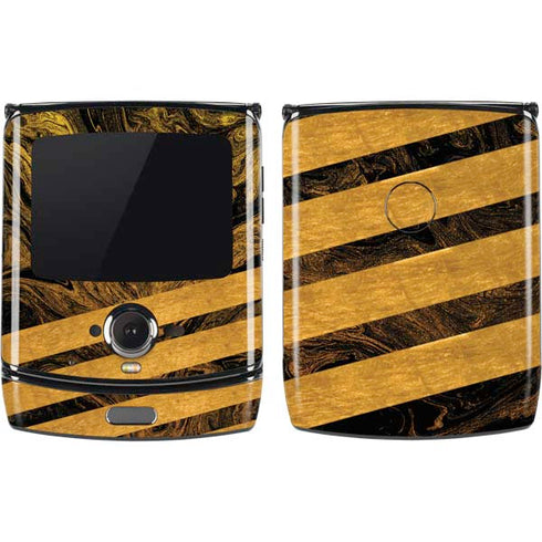 Striped Marble Motorola RAZR Skin
