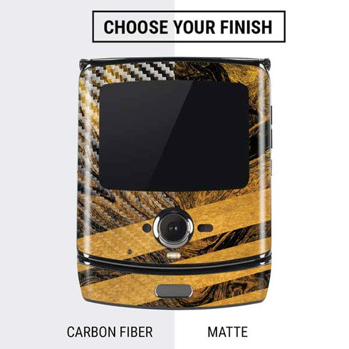 Striped Marble Motorola RAZR Skin