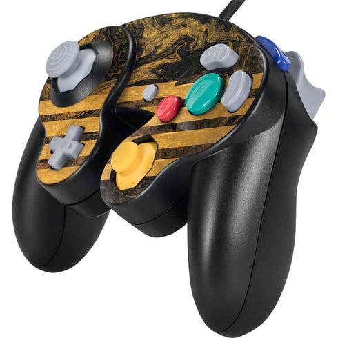Striped Marble Nintendo GameCube Controller Skin