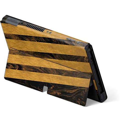 Striped Marble Nintendo Switch OLED (2021) Skin