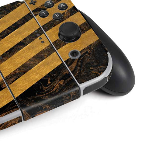 Striped Marble Nintendo Switch OLED (2021) Skin