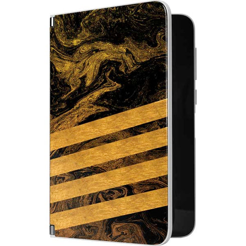 Striped Marble Surface Duo Skin