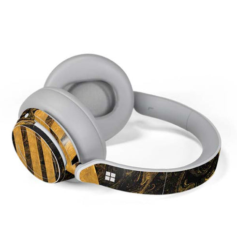 Striped Marble Surface Headphones Skin