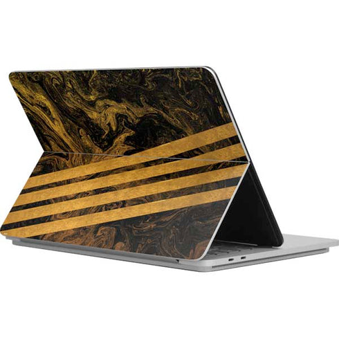 Striped Marble Surface Laptop Studio Skin