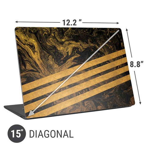 Striped Marble Universal Laptop 15in (12.2 x 8.8in) Skin