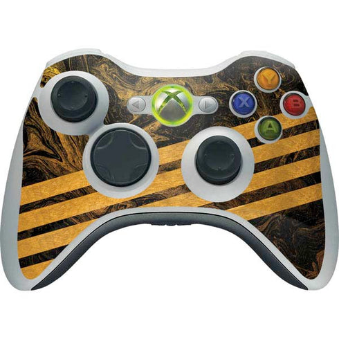 Striped Marble Xbox 360 Wireless Controller Skin