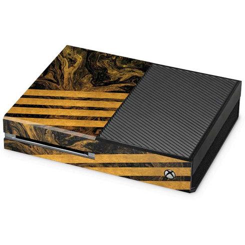 Striped Marble Xbox One Console Skin