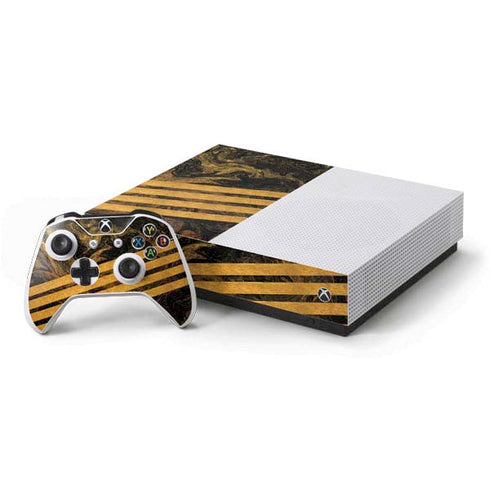 Striped Marble Xbox One S All-Digital Edition Bundle Skin