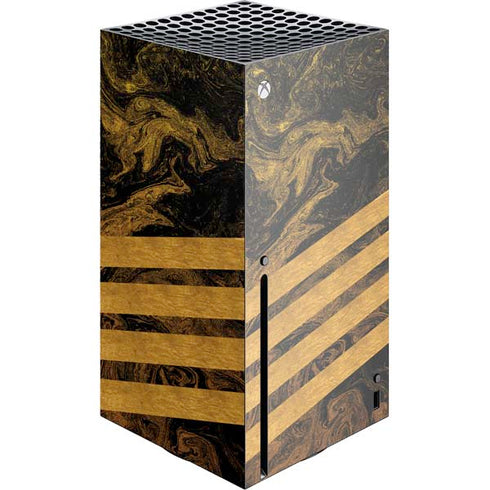 Striped Marble Xbox Series X Console Skin