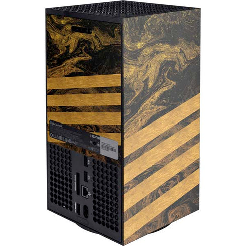 Striped Marble Xbox Series X Console Skin