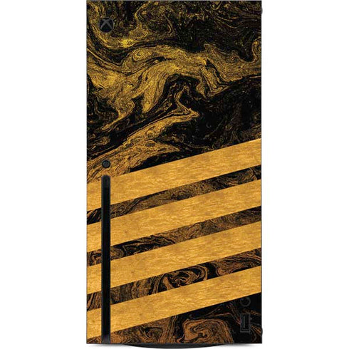 Striped Marble Xbox Series X Console Skin