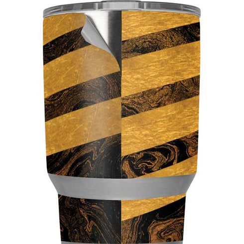 Striped Marble Yeti 20oz Tumbler Skin