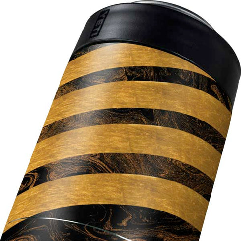 Striped Marble Yeti Colster Can Insulator Skin