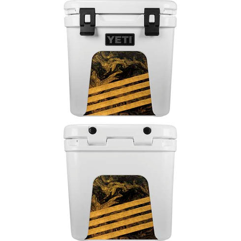 Striped Marble YETI Roadie 24 Hard Cooler Skin