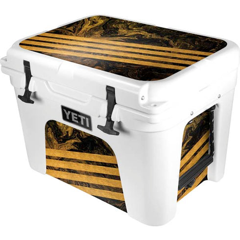 Striped Marble YETI Tundra 35 Hard Cooler Skin