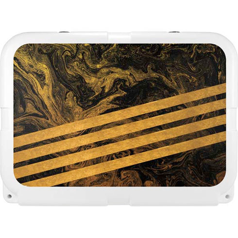Striped Marble YETI Tundra 35 Hard Cooler Skin