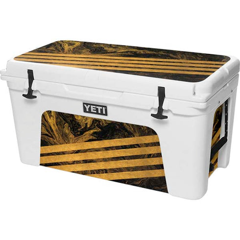Striped Marble YETI Tundra 75 Hard Cooler Skin