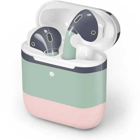 Striped Spring Colors Apple AirPods Skin
