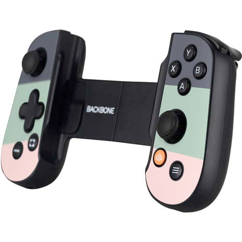 Striped Spring Colors Backbone One for iPhone Game Controller Skin