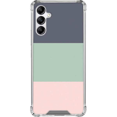 Striped Spring Colors Galaxy A14 5G Clear Case