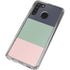 Striped Spring Colors Galaxy A21 Clear Case