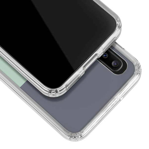 Striped Spring Colors Galaxy A30 Clear Case