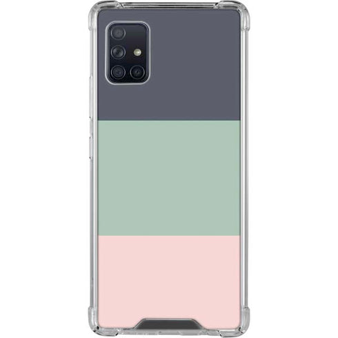 Striped Spring Colors Galaxy A51 5G Clear Case