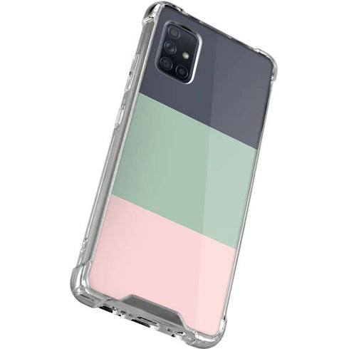 Striped Spring Colors Galaxy A51 5G Clear Case