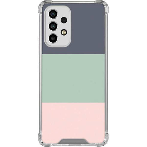 Striped Spring Colors Galaxy A53 5G Clear Case