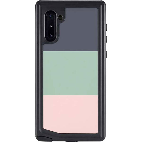 Striped Spring Colors Galaxy Note 10 Waterproof Case
