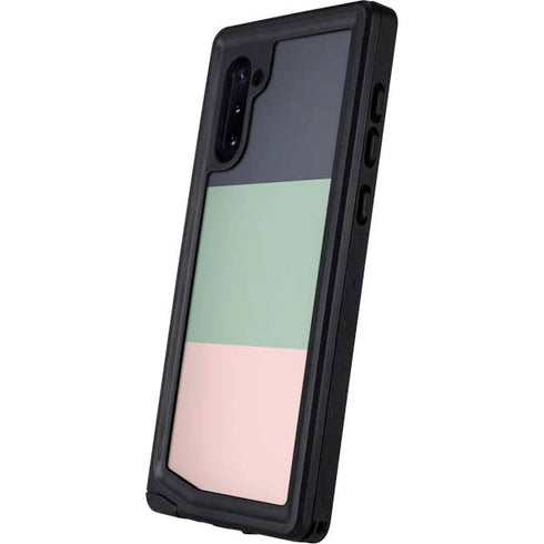 Striped Spring Colors Galaxy Note 10 Waterproof Case
