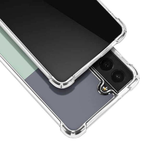 Striped Spring Colors Galaxy S22 Plus Clear Case