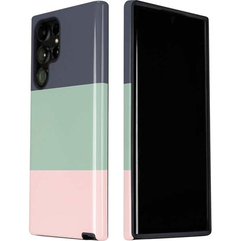 Striped Spring Colors Galaxy S22 Ultra Pro Case