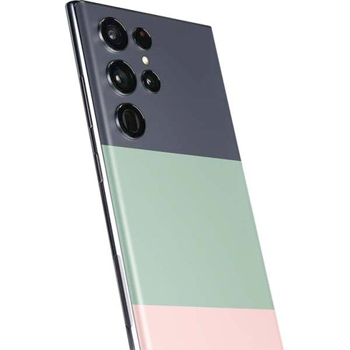 Striped Spring Colors Galaxy S22 Ultra Skin