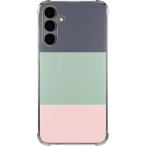Striped Spring Colors Galaxy S24 Plus Clear Case
