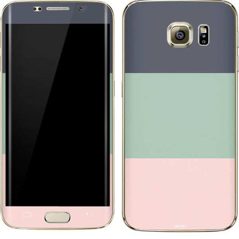 Striped Spring Colors Galaxy S7 Edge Skin