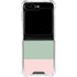 Striped Spring Colors Galaxy Z Flip5 5G Clear Case