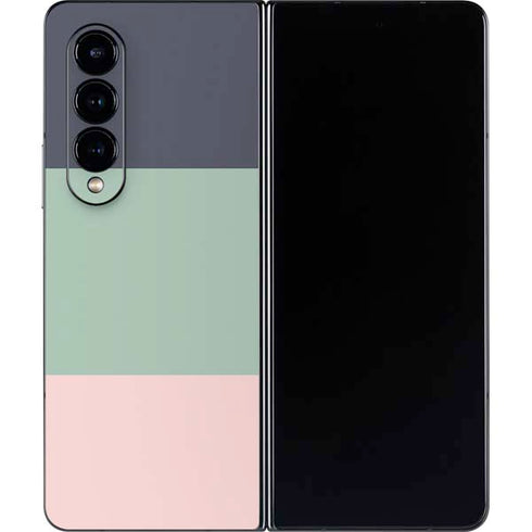 Striped Spring Colors Galaxy Z Fold4 5G Skin