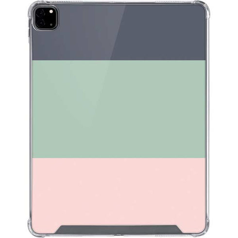 Striped Spring Colors iPad Pro 12.9in (2020) Clear Case