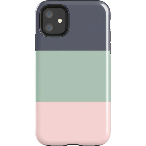 Striped Spring Colors iPhone 11 Impact Case