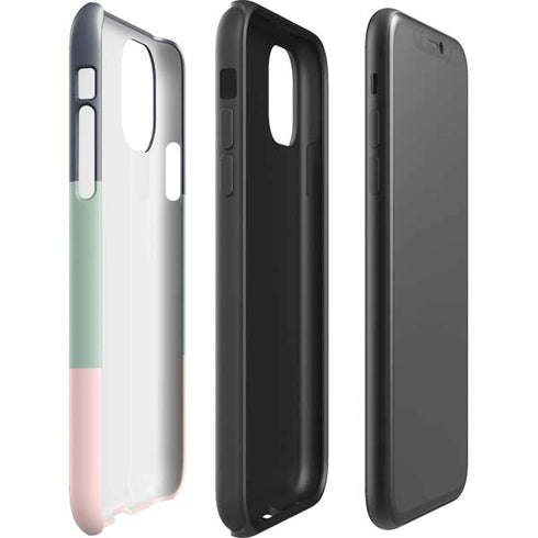 Striped Spring Colors iPhone 11 Impact Case