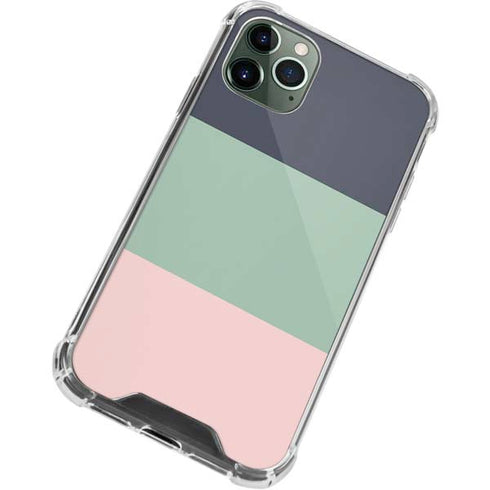 Striped Spring Colors iPhone 11 Pro Max Clear Case