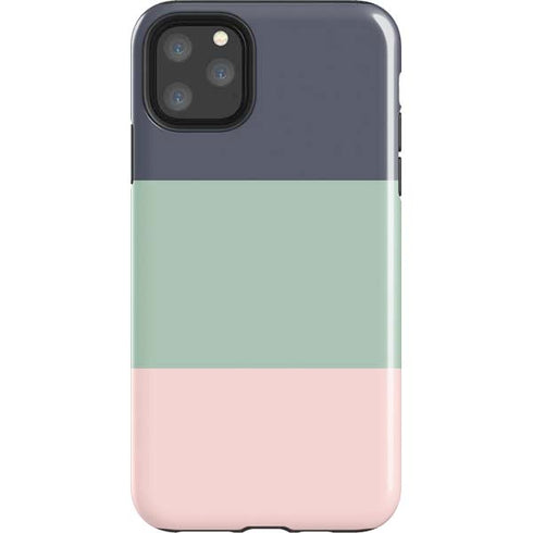 Striped Spring Colors iPhone 11 Pro Max Impact Case