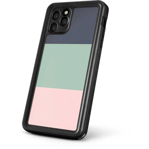 Striped Spring Colors iPhone 11 Pro Waterproof Case