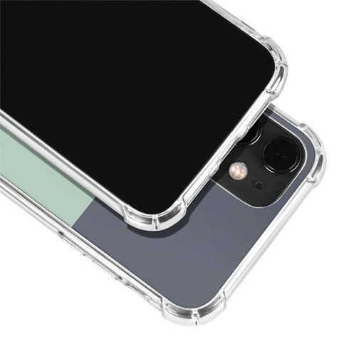 Striped Spring Colors iPhone 12 Clear Case