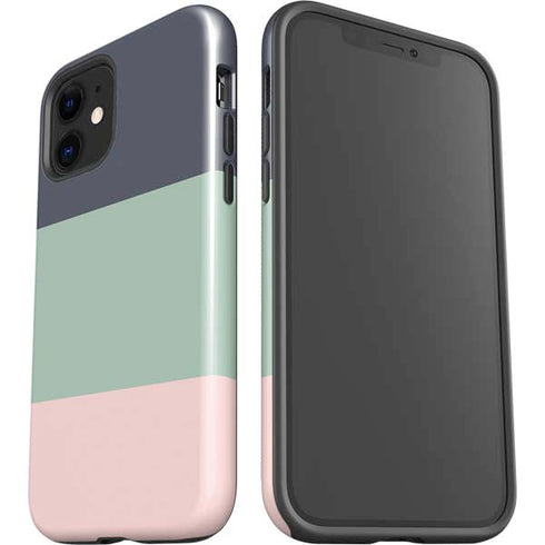 Striped Spring Colors iPhone 12 Impact Case