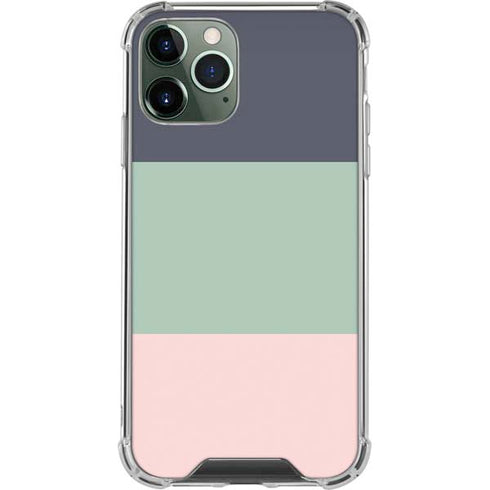 Striped Spring Colors iPhone 12 Pro Clear Case