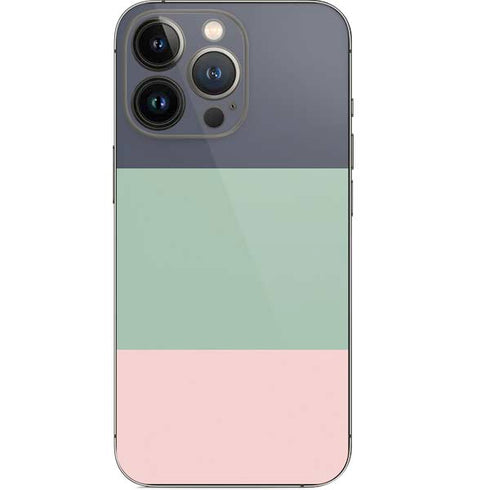Striped Spring Colors iPhone 14 Pro Skin
