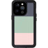 Striped Spring Colors iPhone 14 Pro Waterproof Case