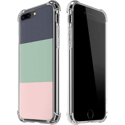 Striped Spring Colors iPhone 7/8 Plus Clear Case